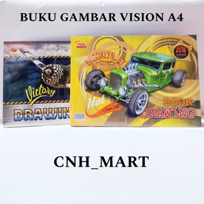 

(10)Pcs Buku Gambar A4 Vision Lite