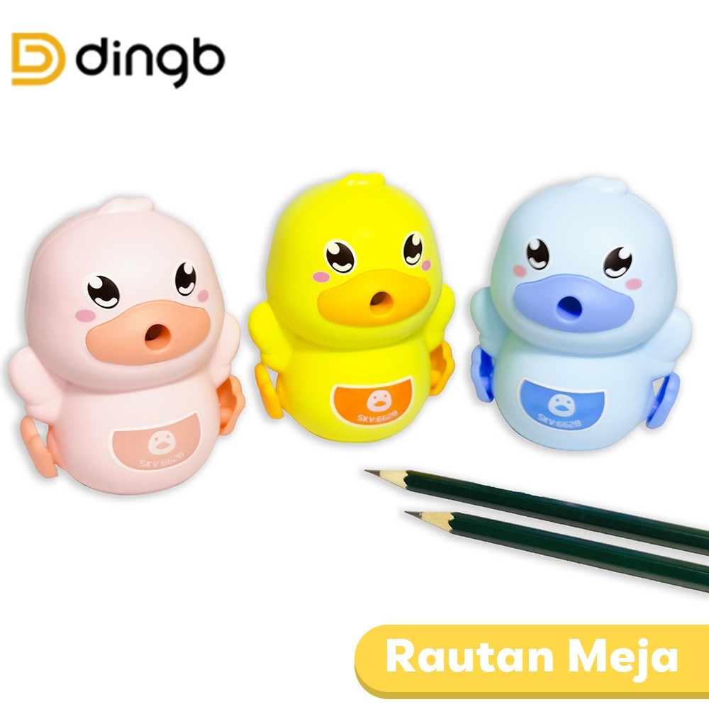 

New DINGB Sharpener Rautan Serutan Putar Dingb Bebek DB-6628Premium