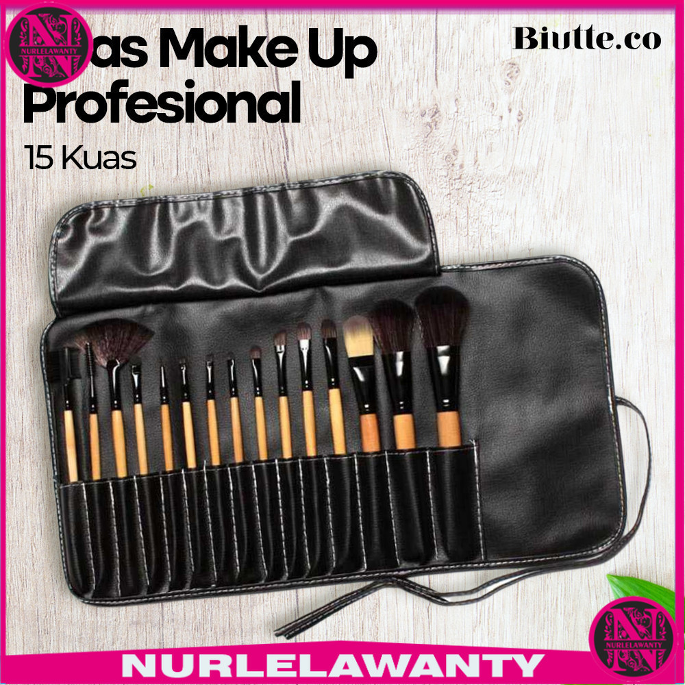 

- Biutte.co Kuas Make Up Profesional 15 PCS - XZ15 -