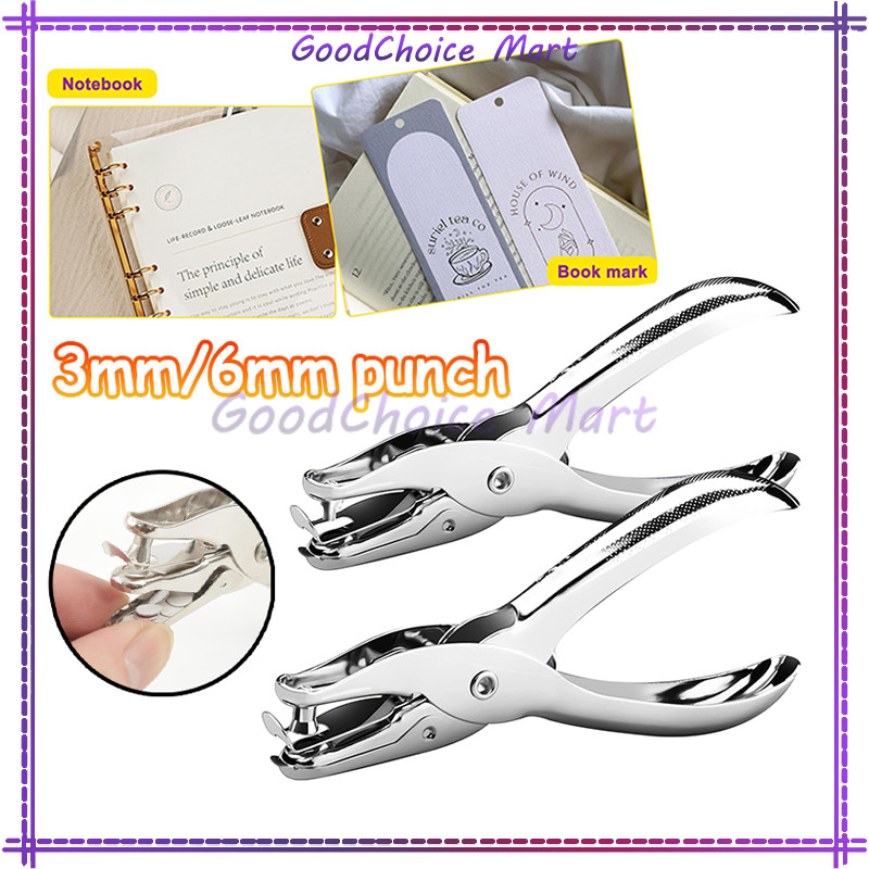 

One Hole Punch /3mm 6mm Pembolong Kertas 1 Lubang /PERFORATOR