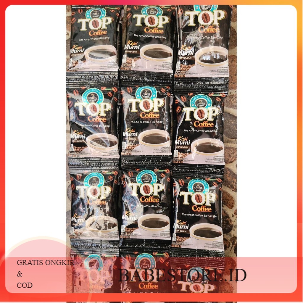 

Beli HEMAT 3 Renteng TOP COFFEE KOPI MURNI 6gr (30Sacet)