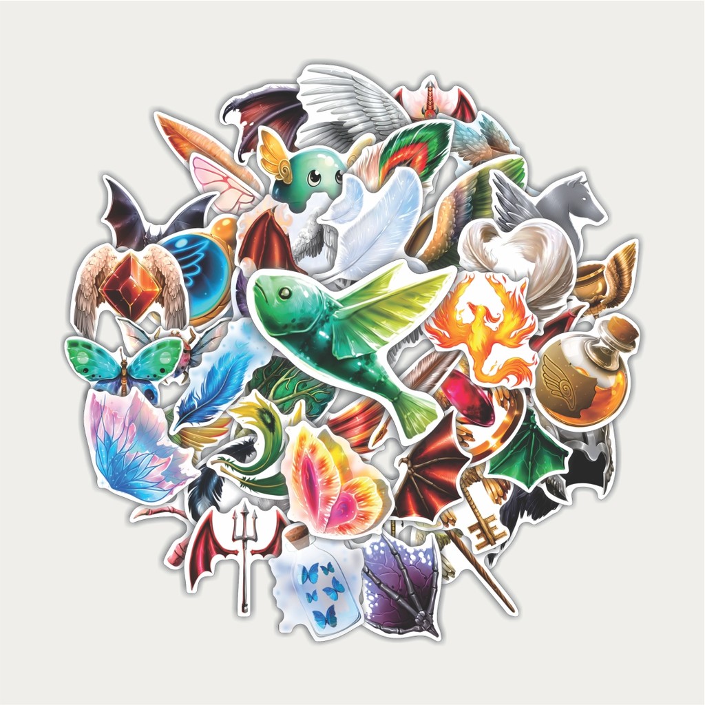 

Sticker Pack Stiker Sayap - Sayap Burung | Sticker TUMBLR | Stiker LAPTOP KOPER HELMP