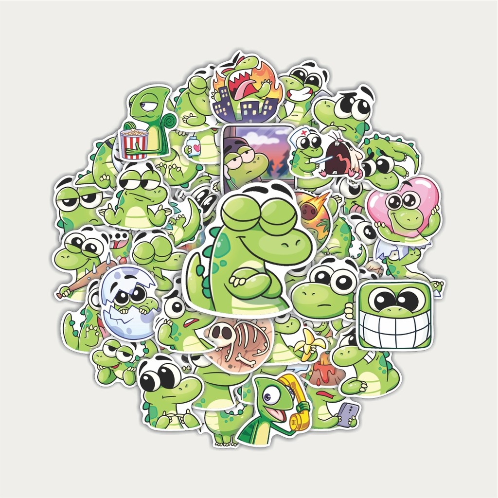 

Sticker Pack Stiker Animal Cute Dean the Dragon boy | Sticker TUMBLR | Stiker LAPTOP KOPER HELMP