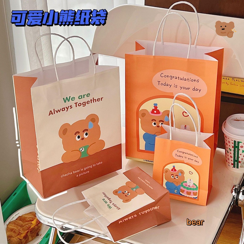 

Paper Bag Tas Kertas Ulang Tahun BIRTHDAY CARTOON BEAR EDITION untuk Kado & Souvenir Craftycharm