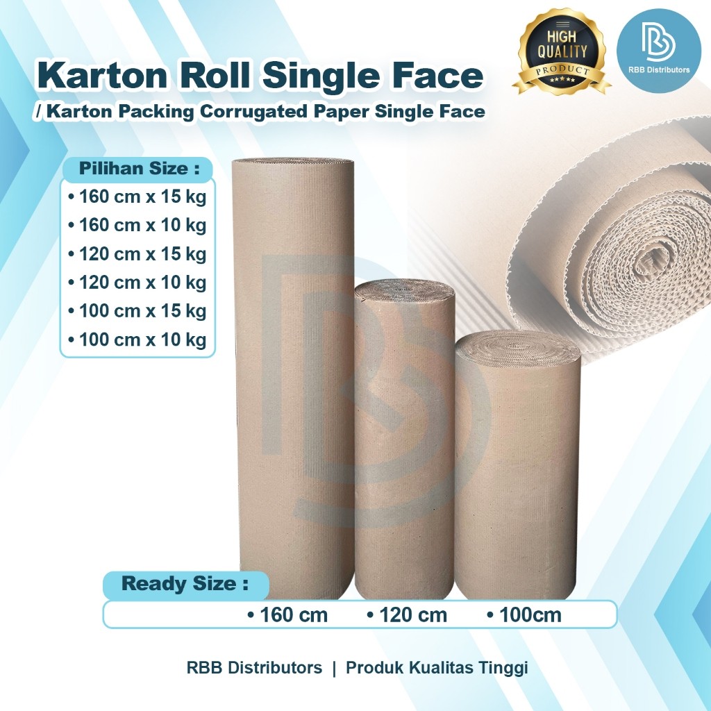 

Kardus Roll / Karton roll / Dus Gulungan / Single Face / Corrugated Roll 15 Kg