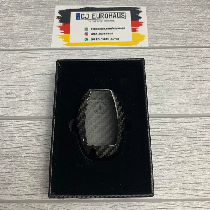 Cover Kunci Carbon Mercedes Benz W204 W205 W212 GLC GLA CLA W176