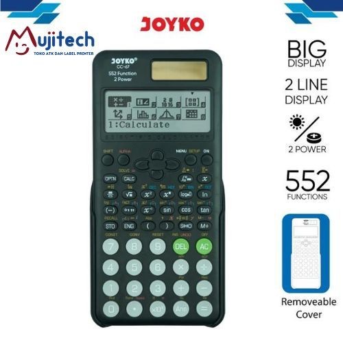 

KALKULATOR JOYKO CC 67 SCIENTIFIC 552 FUNCTIONS