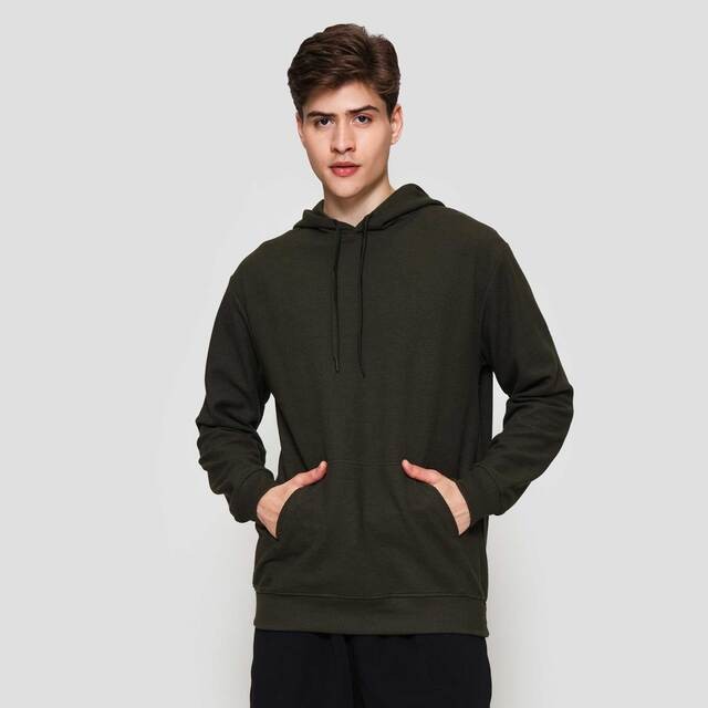 Nevada Hoodie Texture Sweater Pria 122696932