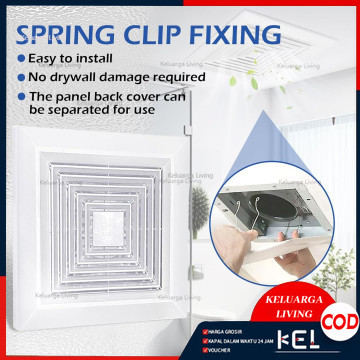 Ducting Exhaust Fan Plafon 12 Inch Kipas Blower Exhaust Plafon 8 Inch/10 Inch Kipas Angin/Exhaust Fa