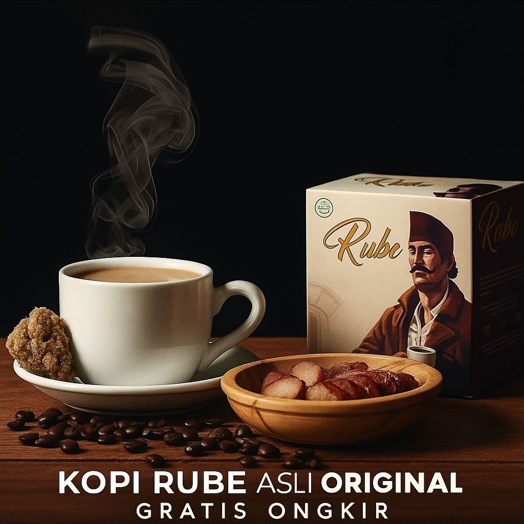 

Kopi Rube Asli Original Kopi Rube Herbal Stamina Pria 1 Box isi 5 Saset