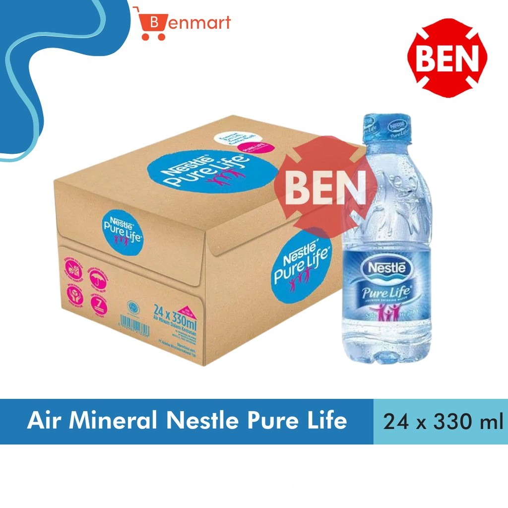 

Air Mineral Nestle Pure Life 330ml 330 ml Minum Sedang Mini Murah Dus