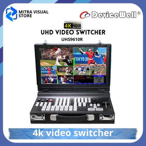 Devicewell UHS9610R 4K UHD Video Switcher Mixer Device for Radio & TV Broadcast Studio Equipment AV 