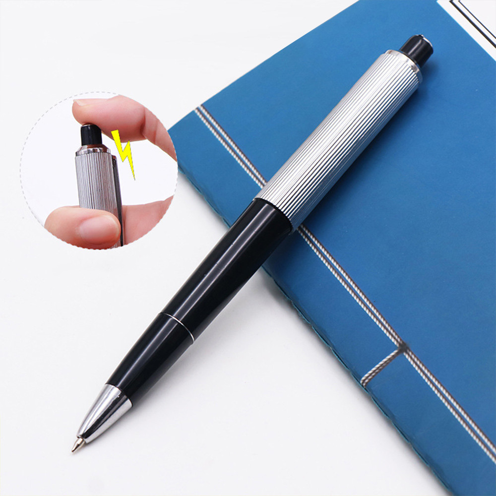 Pulpen Kejut Palsu Plastik Premium / Mainan Prank Setrum Iseng Listrik Novelty Pen Pena Kejut