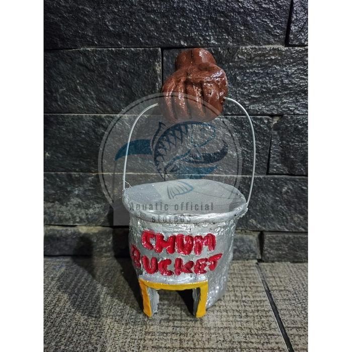 Hiasan aquarium spongebob / rumah chum bucket / bikini  botton / hiasan aquarium / hiasan spongebob 
