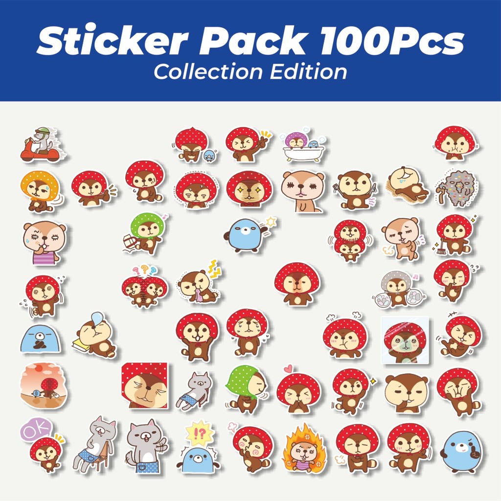 

Hot Stiker Karakter Kireizukin Seikatsu Cute Lucu Anti Air Stikers Berperekat Waterproof Sticker Decal Buat Motor Helm Buku Journal Koper Casing HP Laptop Botol Minum