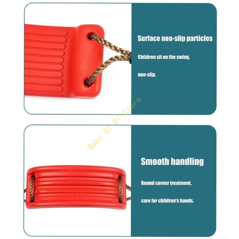 

Swing Seats for Park Backyard Family Garden Swing Board Indoor Outdoor Rope Swing Seats Set with Accessories 130Pounds 11UC