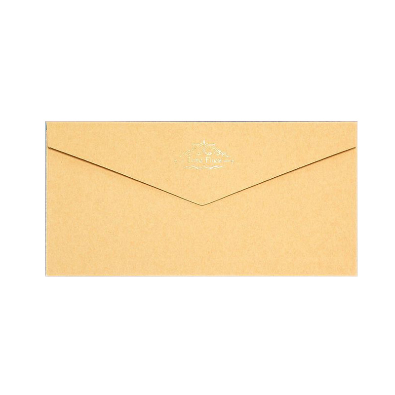 

50pcs/lot Gilding Envelopes Bag Wedding Small Business Supplies Stationery DIY Postcard 150g Paper Invitations Storage Packaging