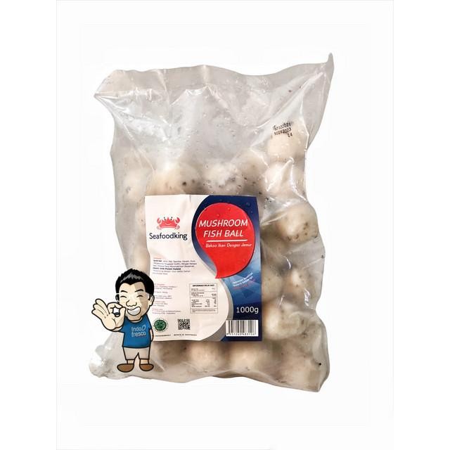 

PROMO! Seafood King Bakso Ikan Jamur- Mushroom Fish Ball 1 Kg