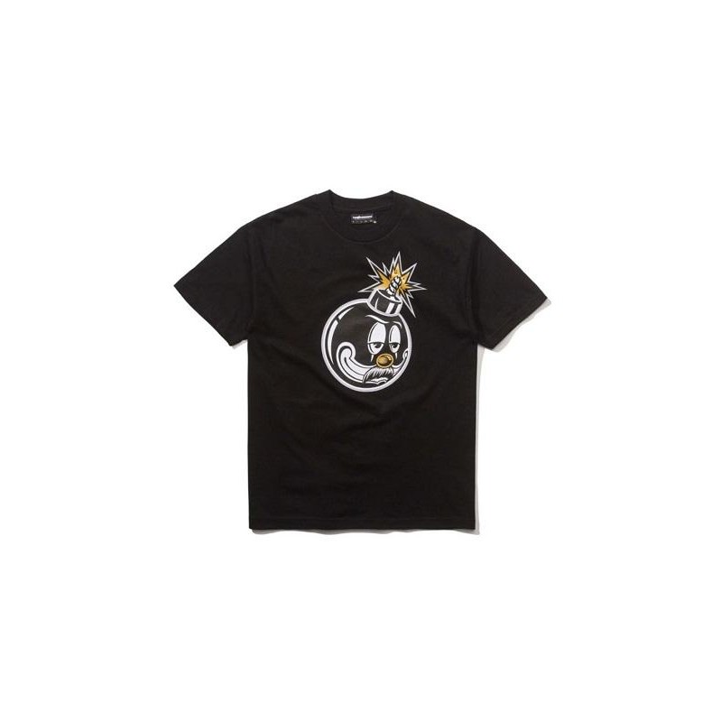 (COD) LJJIDY The Hundreds X Mr.Cartoon Cartoon Bomb T-Shirt Tee Black - S 0401