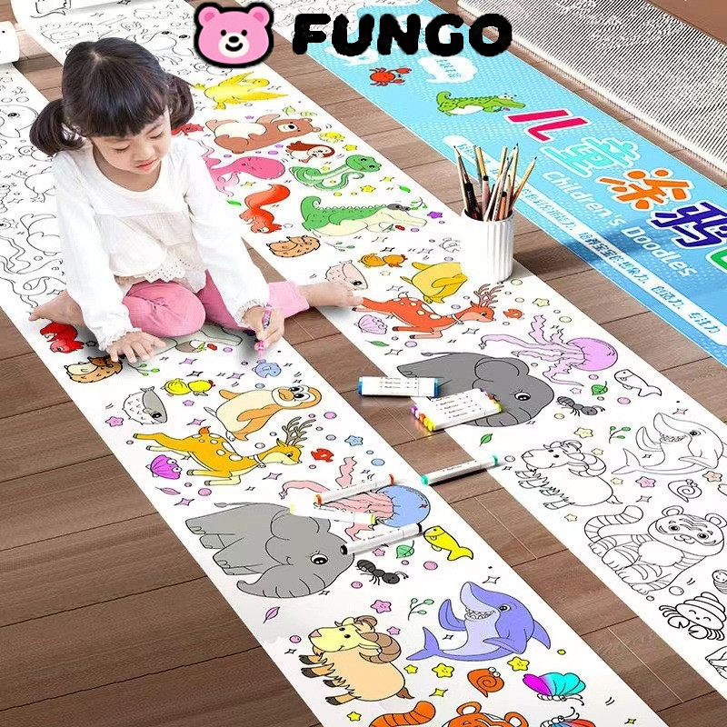 

3 METER Graffiti Scroll Kertas Mewarnai Jumbo Anak Kertas Mewarnai Jumbo Dan Besar COLORING ROLL Paper