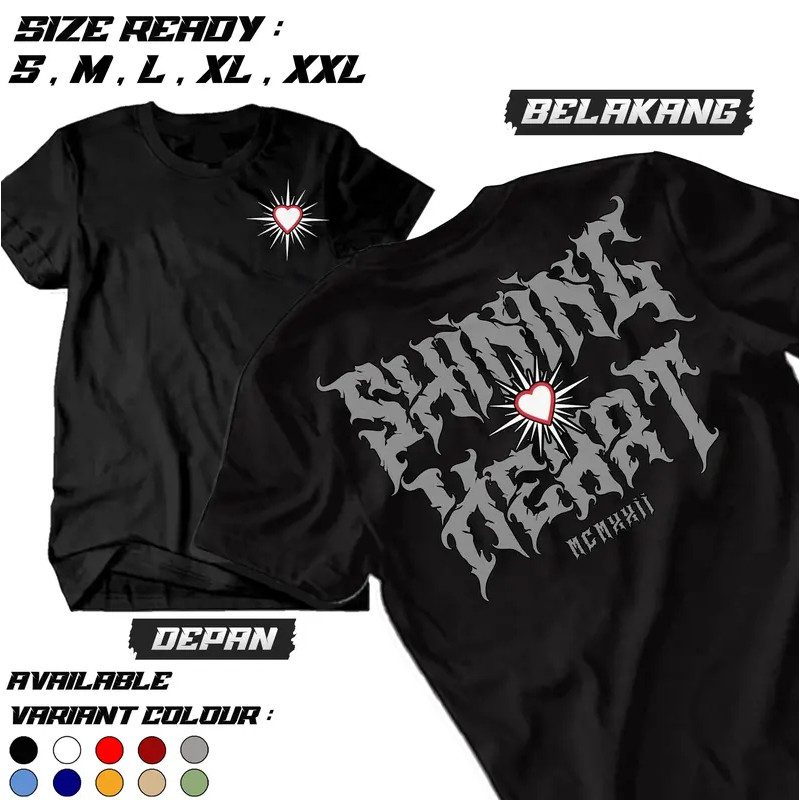 Kaos PSHT Terbaru Design SHINING HEART / Kaos SHINING HEART PSHT