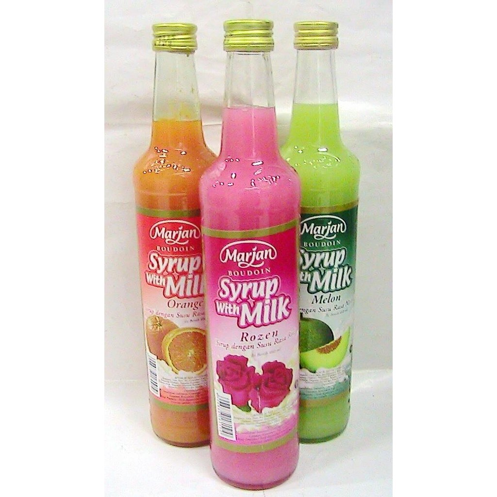 

Marjan Syrup With Milk Melon,Rozen,Orange 460ml