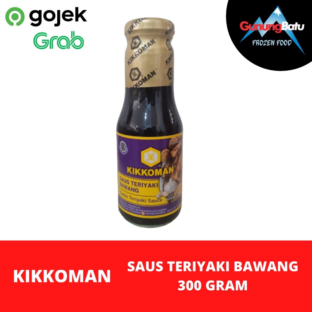 

KIKKOMAN SAUS TERIYAKI BAWANG 300 GRAM