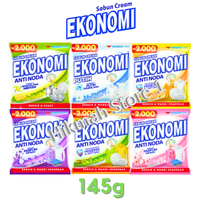 Sabun Cream EKONOMI 500k Ekonomi 2000 / Sabun Cream Ekonomi LEMON EL500K Sabun Krim Colek Noda HIJAU