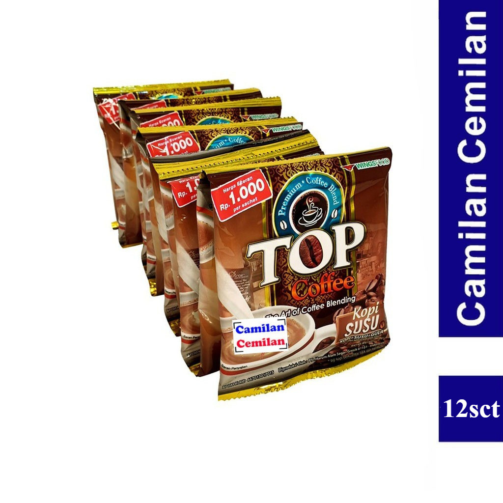 

Top Kopi Susu 3 in 1 Renceng isi 12 sct x 31 gr