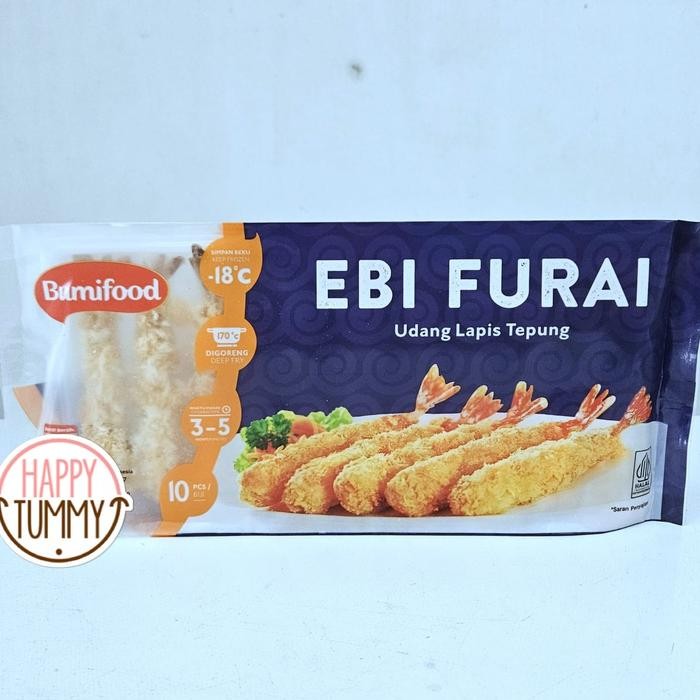 

Bumifood ebi furai 220gr 10pcs udang lapis tepung frozen food