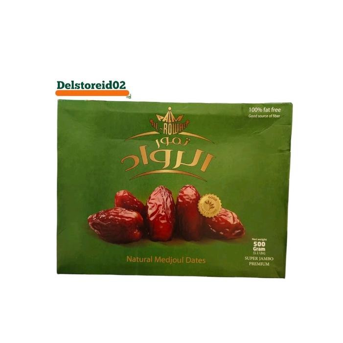 

Al rowad natural medjoul dates super jumbo premium 500gr
