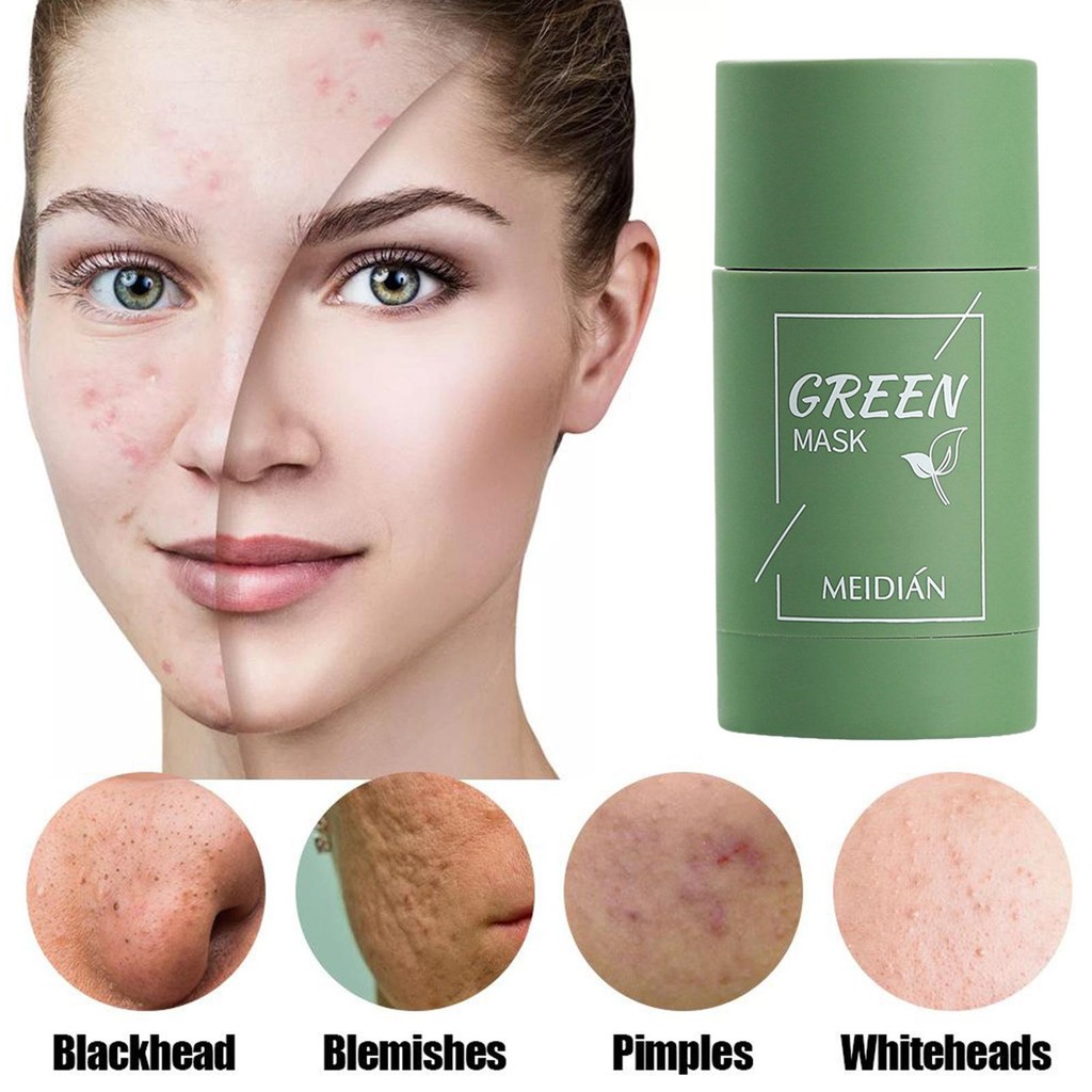Masker Teh Hijau / Green Mask ORIGINAL / Masker Komedo Green Mask Stick Meidian Masker Wajah Angkat 