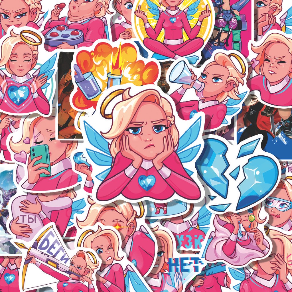 

100PCS Lucu Stiker AURORA'S Stiker Aesthetic Stiker Anti Air Stikers Berperekat Waterproof sticker decal buat Motor Helm Buku Journal Koper Casing HP Laptop Botol Minum Hadiah anak