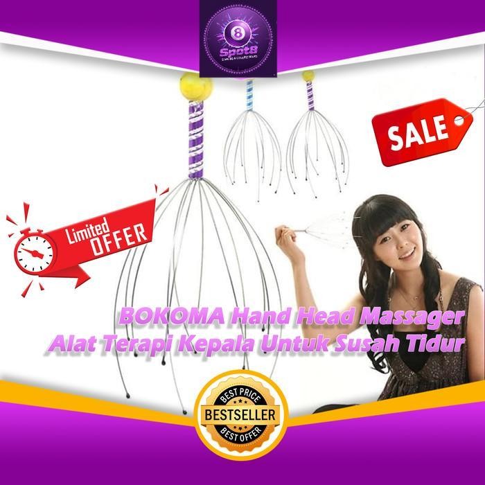 Spot8Murah BOKOMA Hand Head Massager - Alat Terapi Pijat Kepala 0626 - BOKOMA