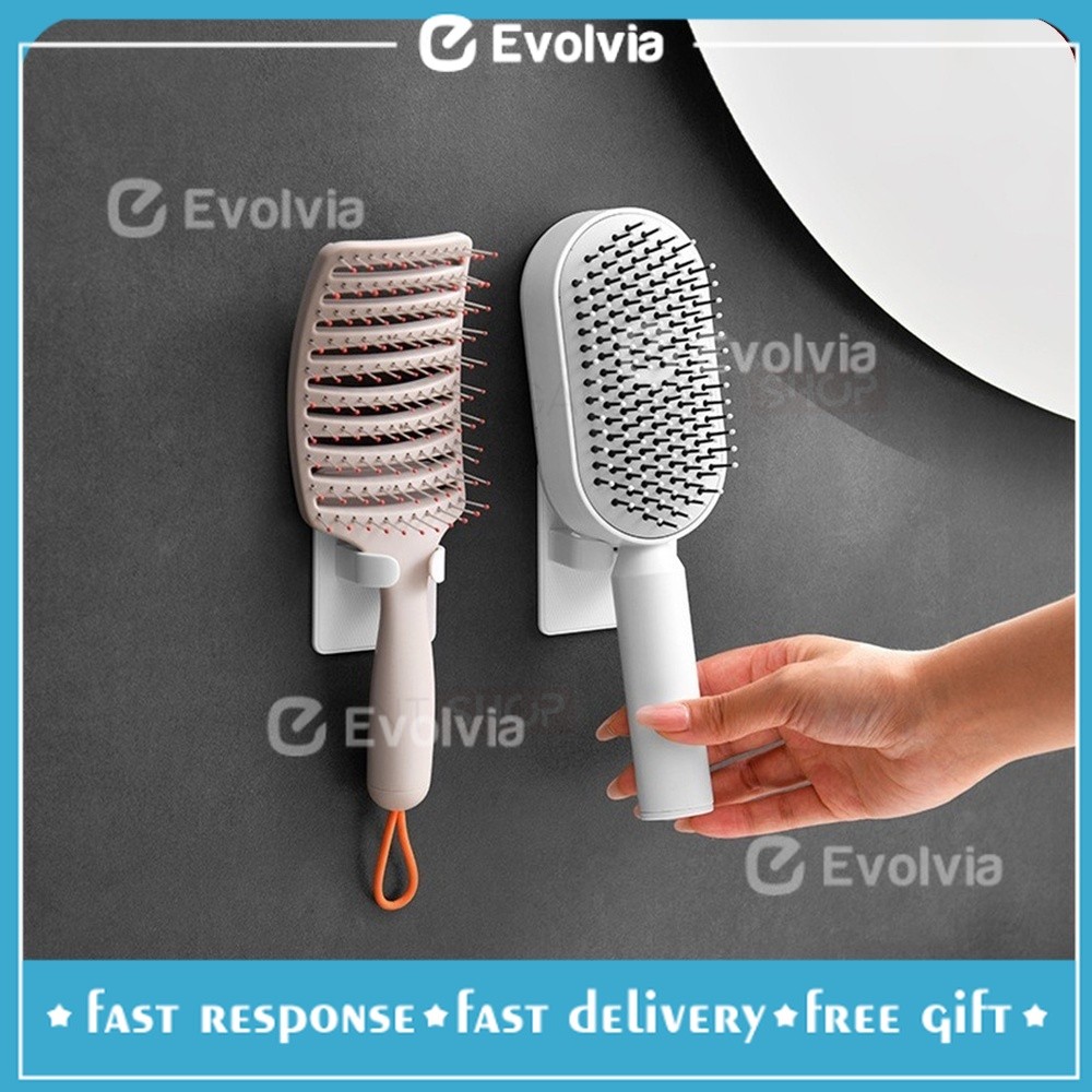 Hook Gantungan Tempat Sisir Catokan Rambut Shaver Rak Cermin Salon Kabinet Wastafel Kamar Mandi Mult