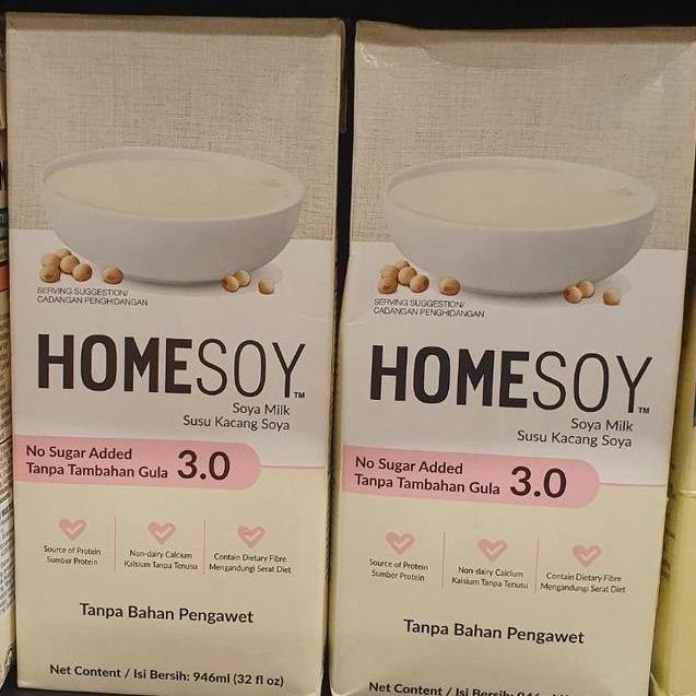 

HomeSoy Soya Milk Susu Kedelai Original No Sugar 3.0 946ml