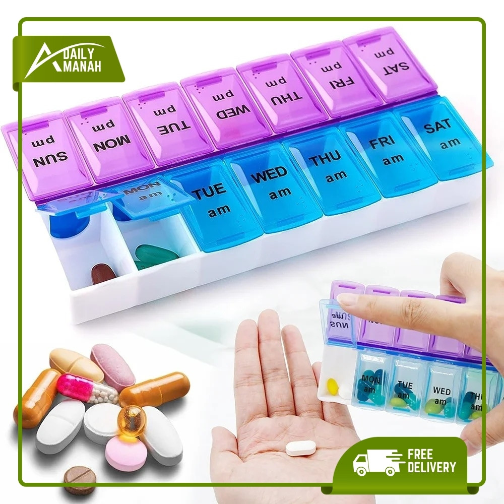 Kotak Obat / Tempat Obat / Tempat Obat Harian / Kotak Obat Harian / Medicine Box / Kotak Obat 7 Hari