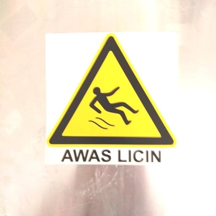 

SIGN STICKER K3 RAMBU SAFETY AWAS LICIN UK 15X15CM