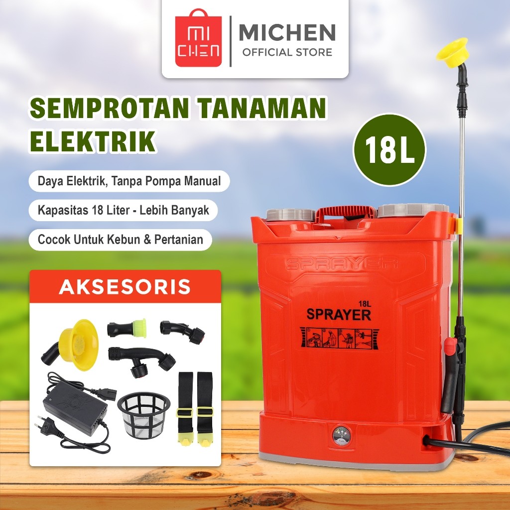 SPRAYER ELEKTRIK 18 LITER SPRAYER ELEKTRIK 18Liter Alat Semprotan Tanaman Pertanian