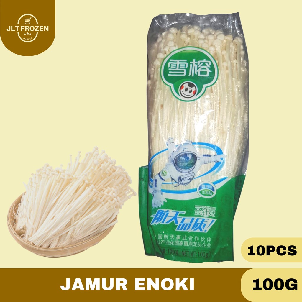 

Jamur Enoki / Enoki Mushroom/ Fresh / Premium/ Import Kemasan 100g 10PCS