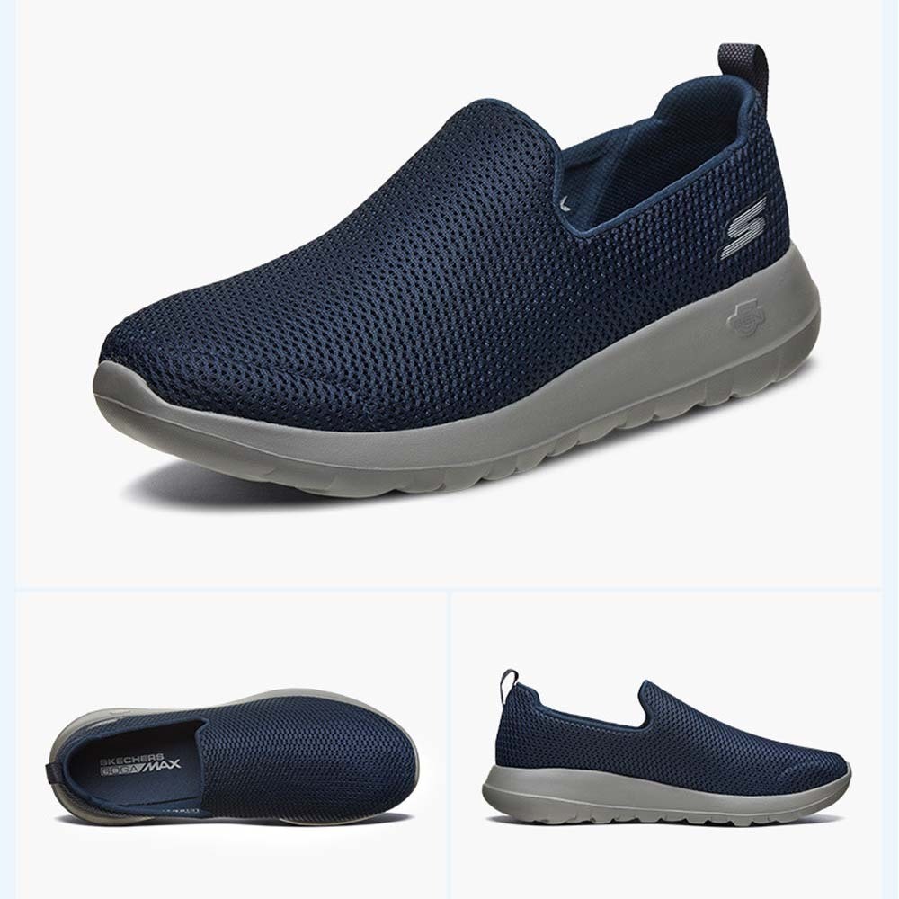 Sepatu ske  cheris kasual casual / sepatu pria hitam / slip on cowok rajut pria shoes