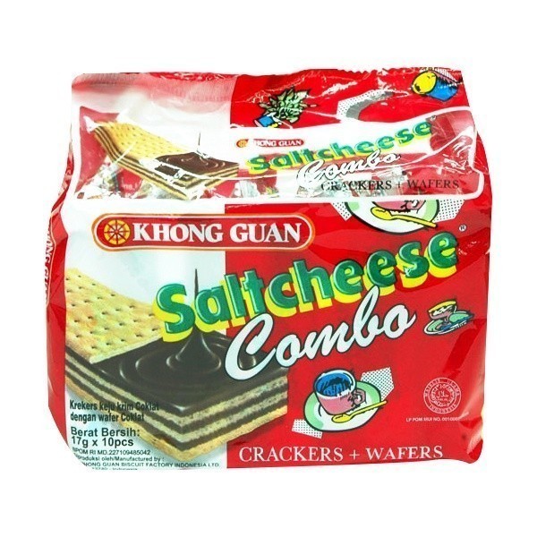

KHONG GUAN SALTCHEESE COMBO BAG 17 GR X 10 PCS - BISKUIT * - ABM