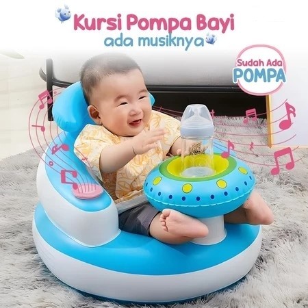 (COD)Kursi Sofa Duduk Bayi Kursi Pompa Bayi  / Sofa Makan Bayi Belajar Duduk / Tempat Duduk Bayi / K
