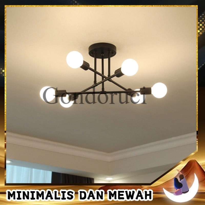 PromoLampu Hias Gantung Lampu Kamar Tidur Lampu Gantung Ruang Tamu Lampu Hias Kamar Lampu Plafon Min