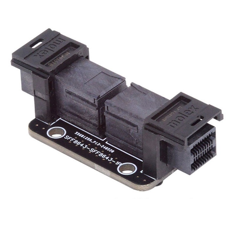 BUY NOWPCIExpress 40 Adapter Mini SAS HD SFF8643 Female to SFF8643 Female PCBA Coupler Extender