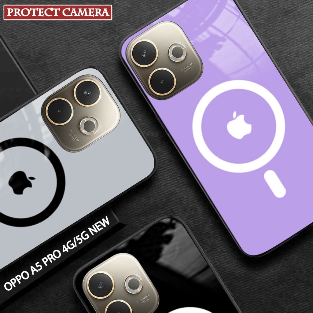 Softcase Kaca Oppo A5 Pro 4G 5G /A5 Terbaru [FC60] Casing Handphone - Pelindung Handphone - Aksesori