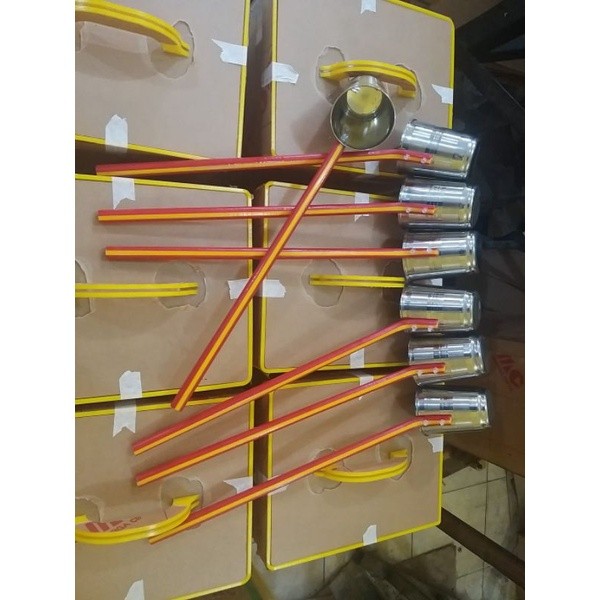 Gayung Acrylic gelas stainless 250 300 350 500ml cedokan es buah akrilik