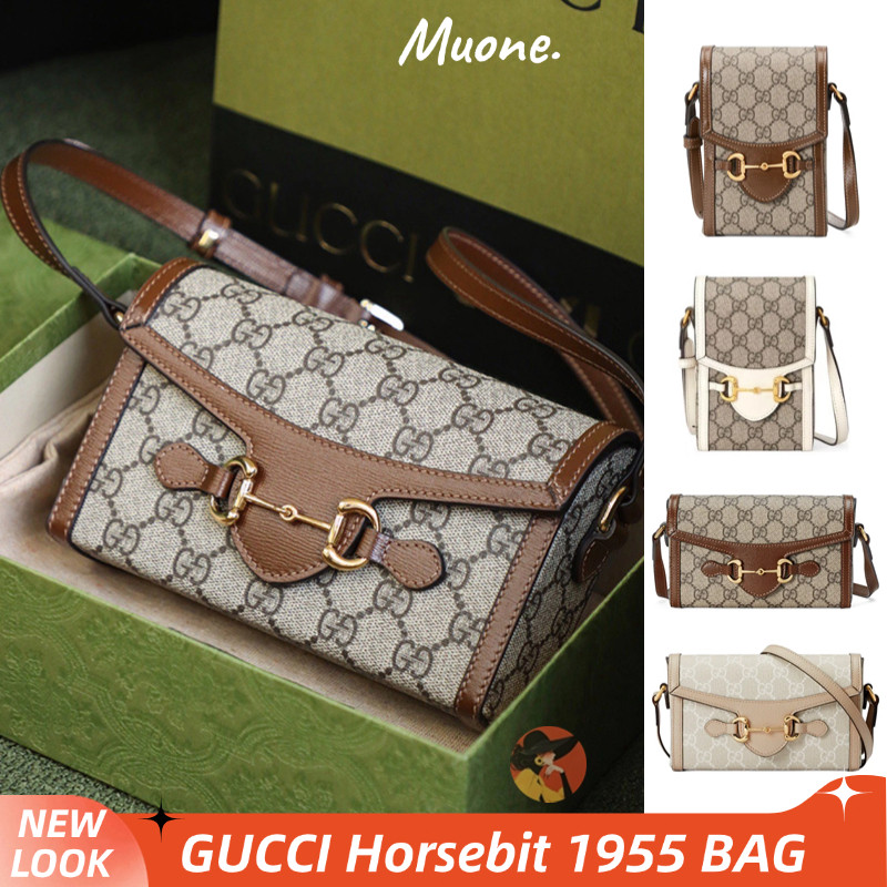 Gucci Horsebit 1955 MINI Wanita / tas bahu 699296