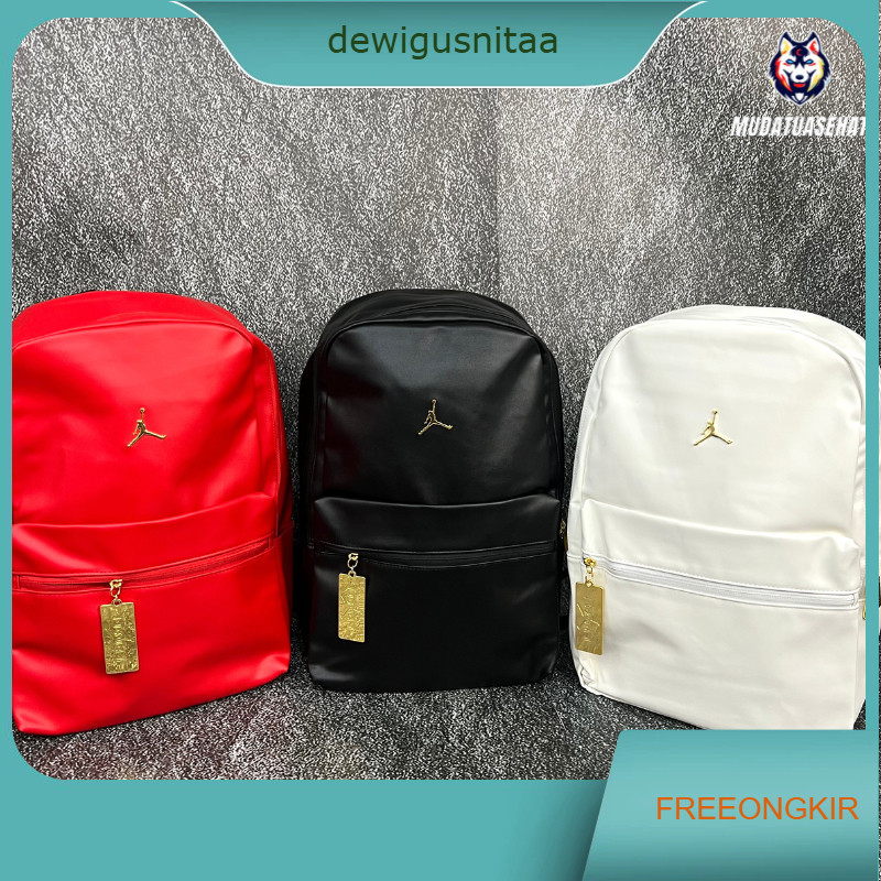 AIR JORDAN RETRO 14 GOLD BACKPACK / TAS RANSEL JORDAN /  BAGPACK / TAS SEKOLAH / TAS KULIAH / TAS KE