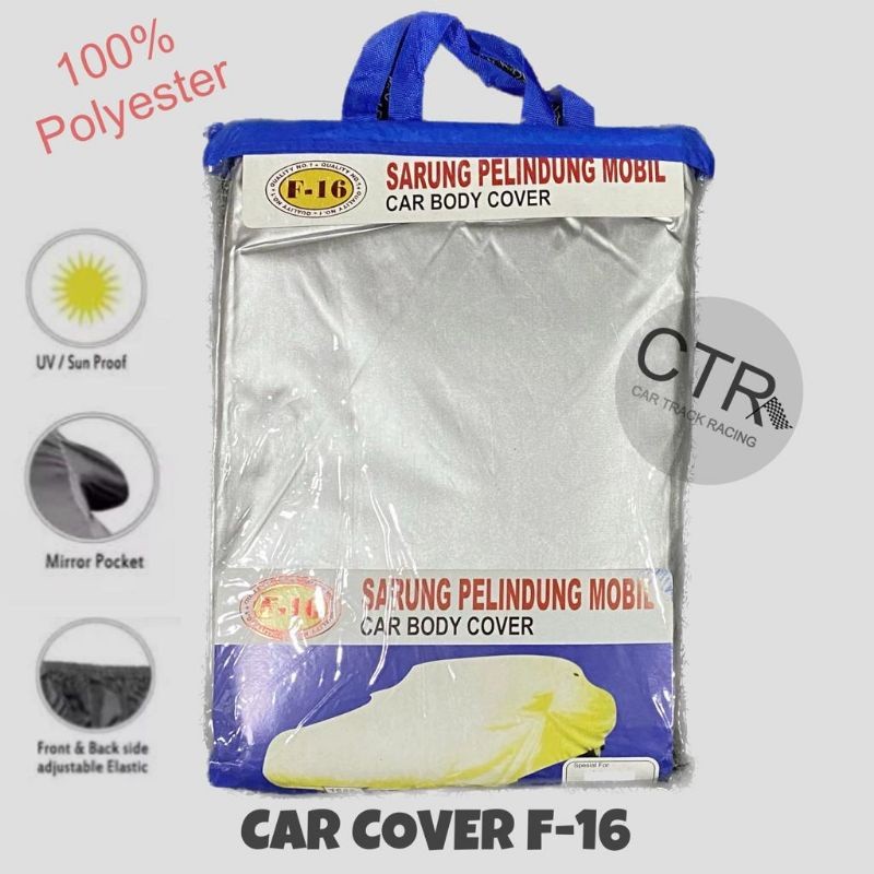 (CTR) AVANZA 2016 2017 2018 2020 SELIMUT MOBIL CAR COVER SARUNG SILVER POLYSTER